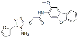 578747-30-5,Acetamide, 2-[[4-amino-5-(2-furanyl)-4H-1,2,4-triazol-3-yl]thio]-N-(2-methoxy-3-dibenzofuranyl)- (9CI)