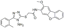 578762-73-9,Acetamide, 2-[[4-amino-5-(2-methylphenyl)-4H-1,2,4-triazol-3-yl]thio]-N-(2-methoxy-3-dibenzofuranyl)- (9CI)
