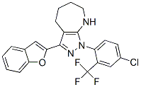 579437-62-0,Pyrazolo[3,4-b]azepine, 3-(2-benzofuranyl)-1-[4-chloro-2-(trifluoromethyl)phenyl]-1,4,5,6,7,8-hexahydro- (9CI)