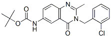 579523-40-3,Carbamic acid, [3-[(2-chlorophenyl)methyl]-3,4-dihydro-2-methyl-4-oxo-6-quinazolinyl]-, 1,1-dimethylethyl ester (9CI)