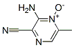 58091-69-3,Pyrazinecarbonitrile, 3-amino-5-methyl-, 4-oxide (9CI)