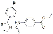581781-19-3,Benzoic acid, 4-[[[2-(4-bromophenyl)-3-thiazolidinyl]thioxomethyl]amino]-, ethyl ester (9CI)