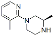 582325-38-0,Piperazine, 3-methyl-1-(3-methyl-2-pyridinyl)-, (3R)- (9CI)