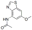 58249-71-1,Acetamide, N-(6-methoxy-4-benzothiazolyl)- (9CI)