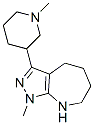583811-42-1,Pyrazolo[3,4-b]azepine, 1,4,5,6,7,8-hexahydro-1-methyl-3-(1-methyl-3-piperidinyl)- (9CI)