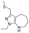 583811-55-6,Pyrazolo[3,4-b]azepine, 1-ethyl-1,4,5,6,7,8-hexahydro-3-[(methylthio)methyl]- (9CI)