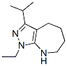 583811-72-7,Pyrazolo[3,4-b]azepine, 1-ethyl-1,4,5,6,7,8-hexahydro-3-(1-methylethyl)- (9CI)