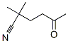 58422-82-5,Hexanenitrile, 2,2-dimethyl-5-oxo- (9CI)