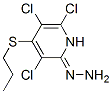 58468-55-6,3,5,6-trichloro-4-(propylthio)-2-pyridone hydrazone