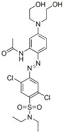 58547-80-1,N-[5-[bis(2-hydroxyethyl)amino]-2-[[2,5-dichloro-4-[(diethylamino)sulphonyl]phenyl]azo]phenyl]acetamide