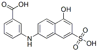 5855-83-4,3-(5-hydroxy-7-sulfonaphthalen-2-ylamino)benzoic acid