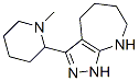 585518-75-8,Pyrazolo[3,4-b]azepine, 1,4,5,6,7,8-hexahydro-3-(1-methyl-2-piperidinyl)- (9CI)