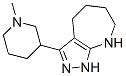 585520-38-3,Pyrazolo[3,4-b]azepine, 1,4,5,6,7,8-hexahydro-3-(1-methyl-3-piperidinyl)- (9CI)