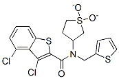 585550-88-5,Benzo[b]thiophene-2-carboxamide, 3,4-dichloro-N-(tetrahydro-1,1-dioxido-3-thienyl)-N-(2-thienylmethyl)- (9CI)