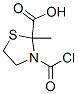 58570-41-5,2-Thiazolidinecarboxylic acid, 3-(chlorocarbonyl)-2-methyl- (9CI)