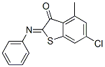 5858-08-2,6-chloro-4-methyl-2-(phenylimino)benzo[b]thiophen-3(2H)-one