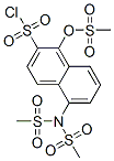 58596-05-7,5-[bis(methylsulphonyl)amino]-1-[(methylsulphonyl)oxy]naphthalene-2-sulphonyl chloride