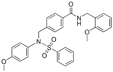 5861-83-6,4-[[benzenesulfonyl-(4-methoxyphenyl)amino]methyl]-N-[(2-methoxyphenyl)methyl]benzamide