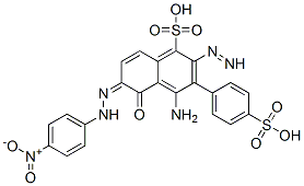 5863-90-1,(6Z)-4-amino-6-[(4-nitrophenyl)hydrazinylidene]-5-oxo-3-(4-sulfophenyl)diazenyl-naphthalene-1-sulfonic acid