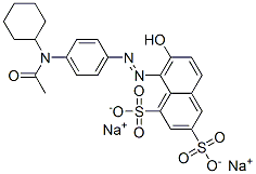 5863-95-6,disodium 8-[[4-(acetylcyclohexylamino)phenyl]azo]-7-hydroxynaphthalene-1,3-disulphonate