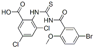 586391-91-5,2-[[[(5-BROMO-2-METHOXYBENZOYL)AMINO]THIOXOMETHYL]AMINO]-3,5-DICHLORO-BENZOIC ACID
