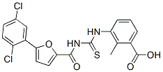 586392-37-2,3-[[[[[5-(2,5-DICHLOROPHENYL)-2-FURANYL]CARBONYL]AMINO]THIOXOMETHYL]AMINO]-2-METHYL-BENZOIC ACID