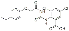 586392-83-8,3,5-DICHLORO-2-[[[[(4-ETHYLPHENOXY)ACETYL]AMINO]THIOXOMETHYL]AMINO]-BENZOIC ACID