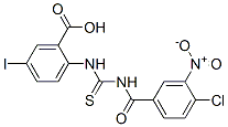 586393-27-3,2-[[[(4-CHLORO-3-NITROBENZOYL)AMINO]THIOXOMETHYL]AMINO]-5-IODO-BENZOIC ACID
