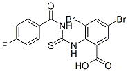 586393-52-4,3,5-DIBROMO-2-[[[(4-FLUOROBENZOYL)AMINO]THIOXOMETHYL]AMINO]-BENZOIC ACID