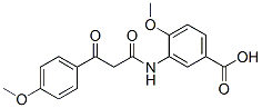 5867-18-5,4-methoxy-3-[[3-(4-methoxyphenyl)-1,3-dioxopropyl]amino]benzoic acid