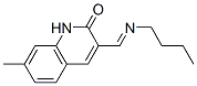 586986-37-0,2(1H)-Quinolinone,3-[(butylimino)methyl]-7-methyl-(9CI)