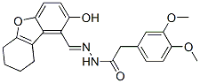586998-83-6,Benzeneacetic acid, 3,4-dimethoxy-, [(6,7,8,9-tetrahydro-2-hydroxydibenzofuran-1-yl)methylene]hydrazide (9CI)