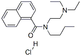 58779-43-4,N-butyl-N-[2-(diethylamino)ethyl]naphthalene-1-carboxamide monohydrochloride