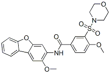 587836-98-4,Benzamide, 4-methoxy-N-(2-methoxy-3-dibenzofuranyl)-3-(4-morpholinylsulfonyl)- (9CI)
