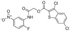 587838-69-5,Benzo[b]thiophene-2-carboxylic acid, 3,6-dichloro-, 2-[(2-fluoro-5-nitrophenyl)amino]-2-oxoethyl ester (9CI)