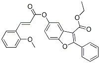 587838-99-1,3-Benzofurancarboxylicacid,5-[[3-(2-methoxyphenyl)-1-oxo-2-propenyl]oxy]-2-phenyl-,ethylester(9CI)