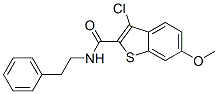 587842-32-8,Benzo[b]thiophene-2-carboxamide, 3-chloro-6-methoxy-N-(2-phenylethyl)- (9CI)