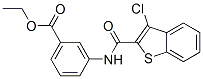587846-17-1,Benzoic acid, 3-[[(3-chlorobenzo[b]thien-2-yl)carbonyl]amino]-, ethyl ester (9CI)