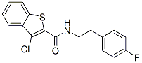 587846-20-6,Benzo[b]thiophene-2-carboxamide, 3-chloro-N-[2-(4-fluorophenyl)ethyl]- (9CI)