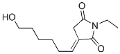 588672-31-5,2,5-Pyrrolidinedione, 1-ethyl-3-(6-hydroxyhexylidene)- (9CI)