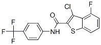 588673-79-4,Benzo[b]thiophene-2-carboxamide, 3-chloro-4-fluoro-N-[4-(trifluoromethyl)phenyl]- (9CI)