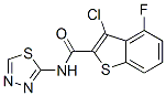 588674-12-8,Benzo[b]thiophene-2-carboxamide, 3-chloro-4-fluoro-N-1,3,4-thiadiazol-2-yl- (9CI)