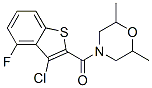 588674-15-1,Morpholine, 4-[(3-chloro-4-fluorobenzo[b]thien-2-yl)carbonyl]-2,6-dimethyl- (9CI)