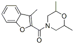 588674-74-2,Morpholine, 2,6-dimethyl-4-[(3-methyl-2-benzofuranyl)carbonyl]- (9CI)