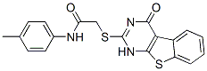 588676-70-4,Acetamide, 2-[(1,4-dihydro-4-oxo[1]benzothieno[2,3-d]pyrimidin-2-yl)thio]-N-(4-methylphenyl)- (9CI)