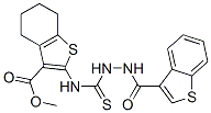 588695-61-8,Benzo[b]thiophene-3-carboxylic acid, 2-[[[4,5,6,7-tetrahydro-3-(methoxycarbonyl)benzo[b]thien-2-yl]amino]thioxomethyl]hydrazide (9CI)