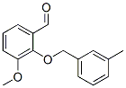 588713-63-7,3-METHOXY-2-[(3-METHYLBENZYL)OXY]BENZALDEHYDE