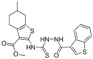 588714-79-8,Benzo[b]thiophene-3-carboxylic acid, 2-[[[2-(benzo[b]thien-3-ylcarbonyl)hydrazino]thioxomethyl]amino]-4,5,6,7-tetrahydro-6-methyl-, methyl ester (9CI)