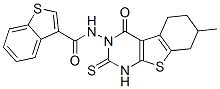 588714-96-9,Benzo[b]thiophene-3-carboxamide, N-(1,4,5,6,7,8-hexahydro-7-methyl-4-oxo-2-thioxo[1]benzothieno[2,3-d]pyrimidin-3(2H)-yl)- (9CI)
