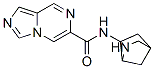 588725-90-0,Imidazo[1,5-a]pyrazine-6-carboxamide, N-2-azabicyclo[2.2.1]hept-6-yl- (9CI)
